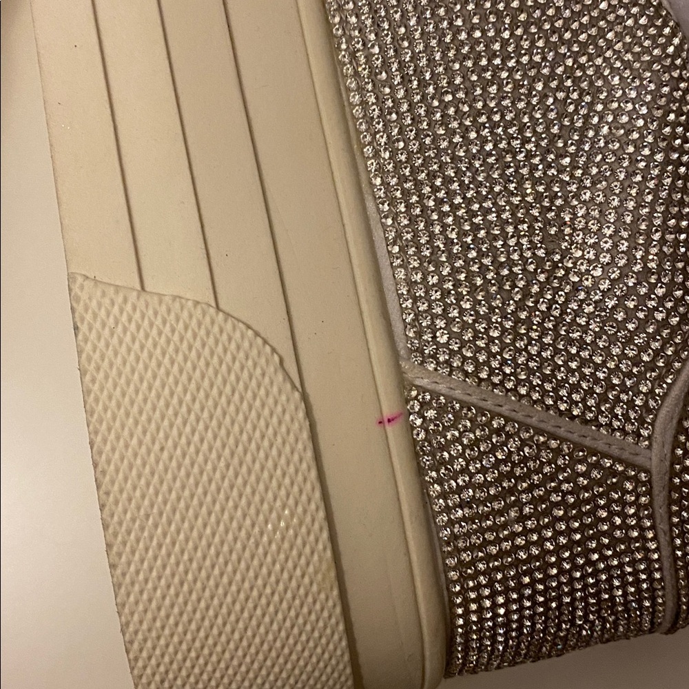 Jessica Simpson Women’s Cherello Platform Rhinestone Sneakers Size 10 - Picture 6 of 8